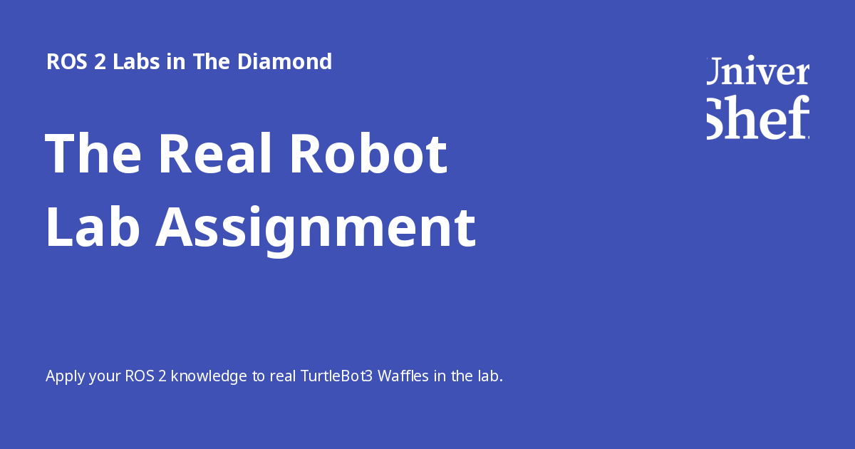 The Real Robot Lab Assignment - ROS 2 Labs in The Diamond